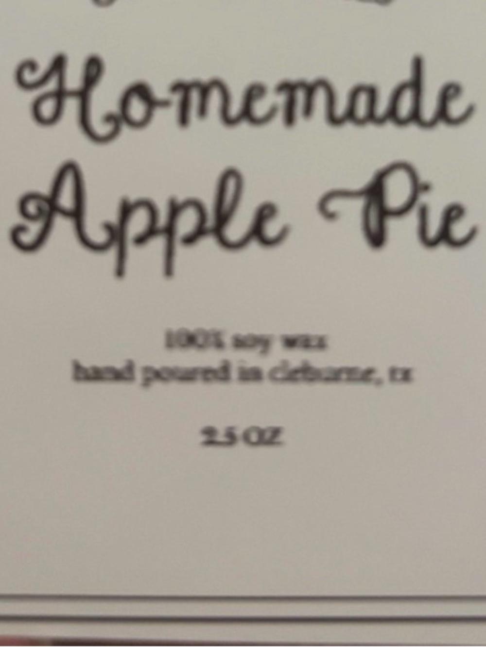 Homemade Apple Pie 🥧 Candle Tart - 1 HandCrafted NEW!!🆕Local & Online Final
